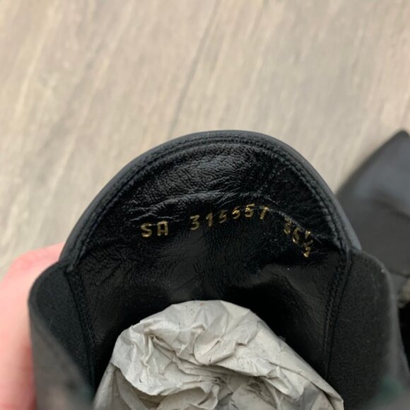 Saint Laurent Classic Paris Ela 110 Ankle Boots Heels Stiletto Calfskin Leather - Picture 8 of 15